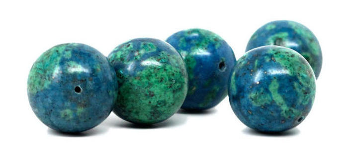 Azurite-Malachite gemstone spheres