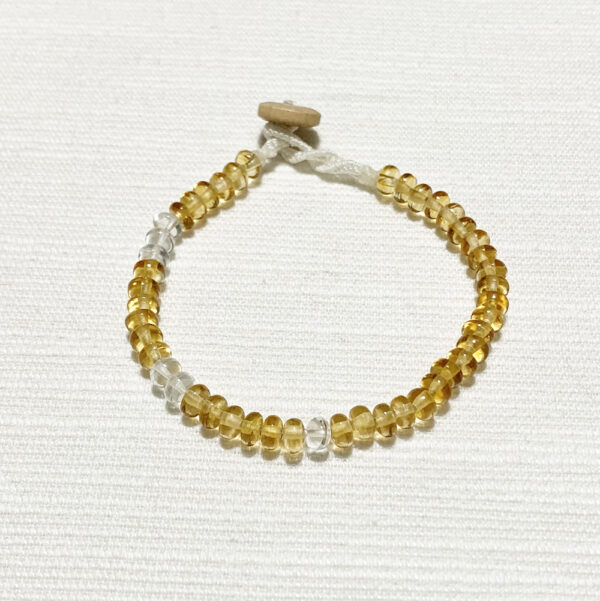 Citrine & White Beryl Bracelet - Gemstone Therapy Institute