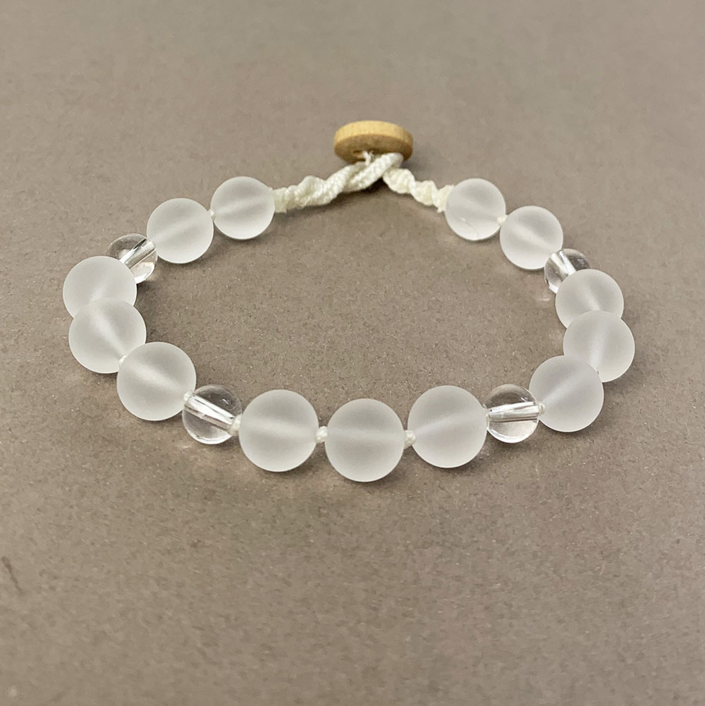 Stretch Bracelet | 4mm Beads (Clear Quartz) Small