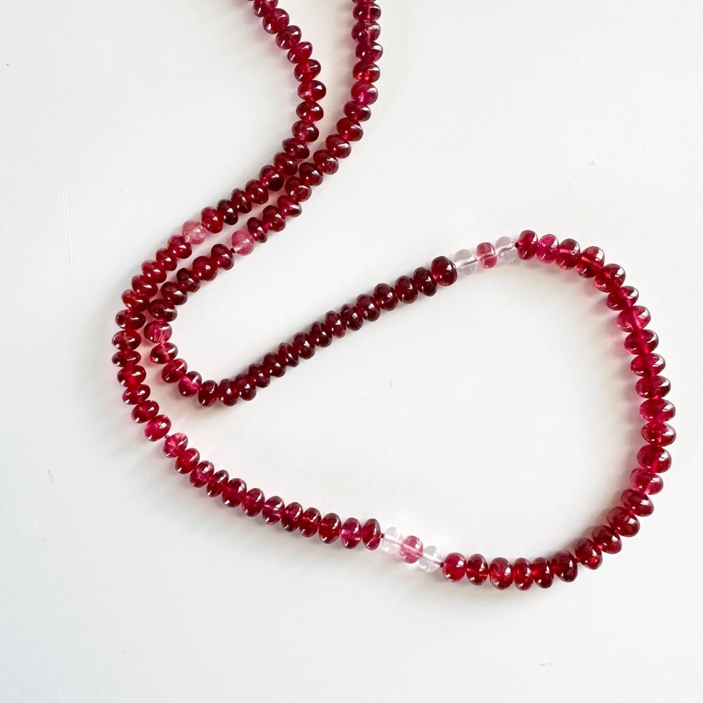 Rhythm™ Necklace: Red Spinel with Pink Spinel & Rosellite - Gemstone ...